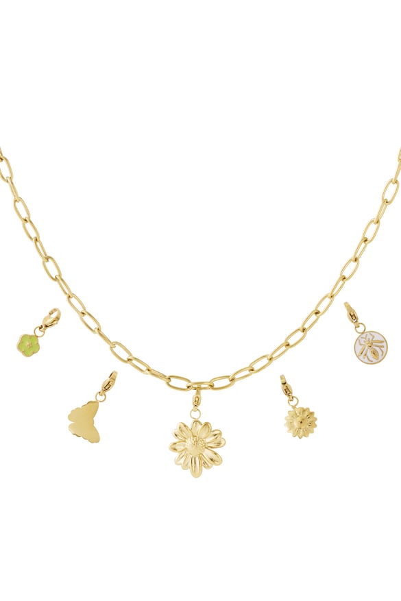 Collier DIY à fleurs détaillées 2