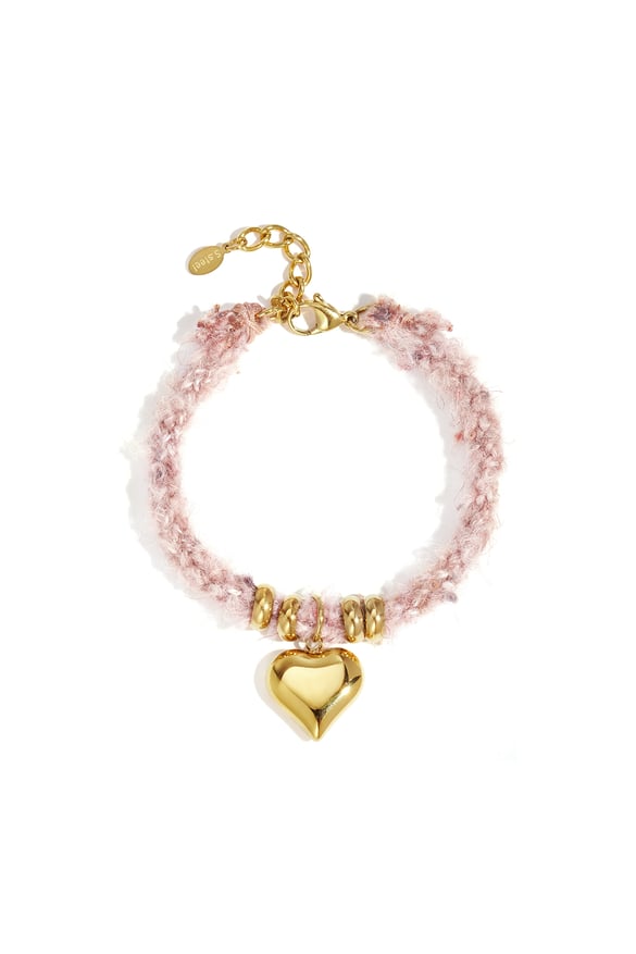 Pulseras con dijes de corazón, informales, diarias, sencillas, para mujer. 2