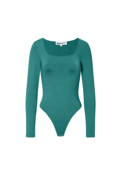 Nylon Shapewear Bodysuit Solid color Basic All Fit  Clothes h5 