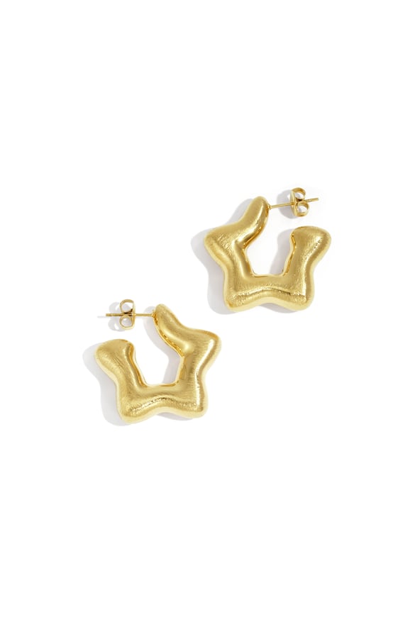 Orecchini a cerchio Star Casual Daily Simple Series Gioielli da donna 2