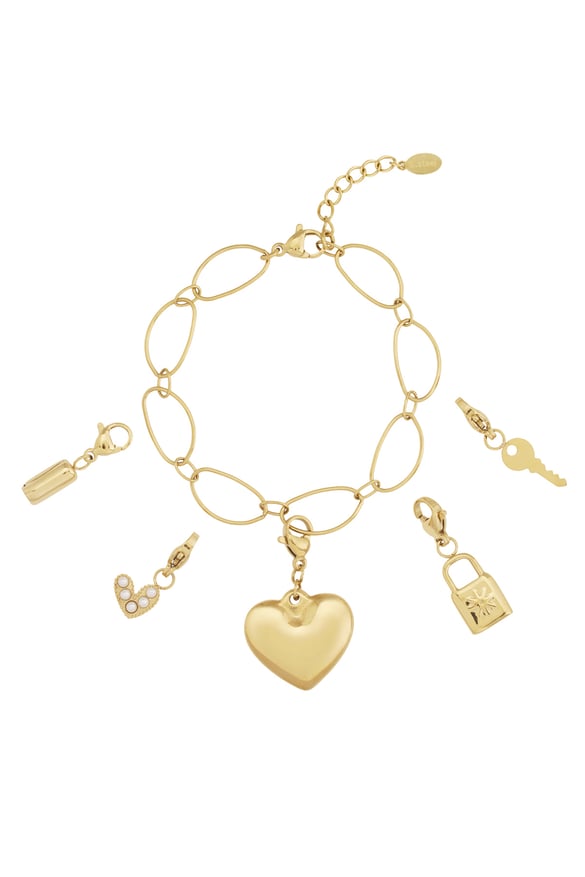 Großes Herz DIY Armband 2