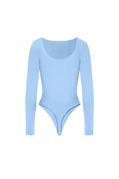 Nylon Shapewear Bodysuit Solid color Basic All Fit  Clothes h5 Picture2
