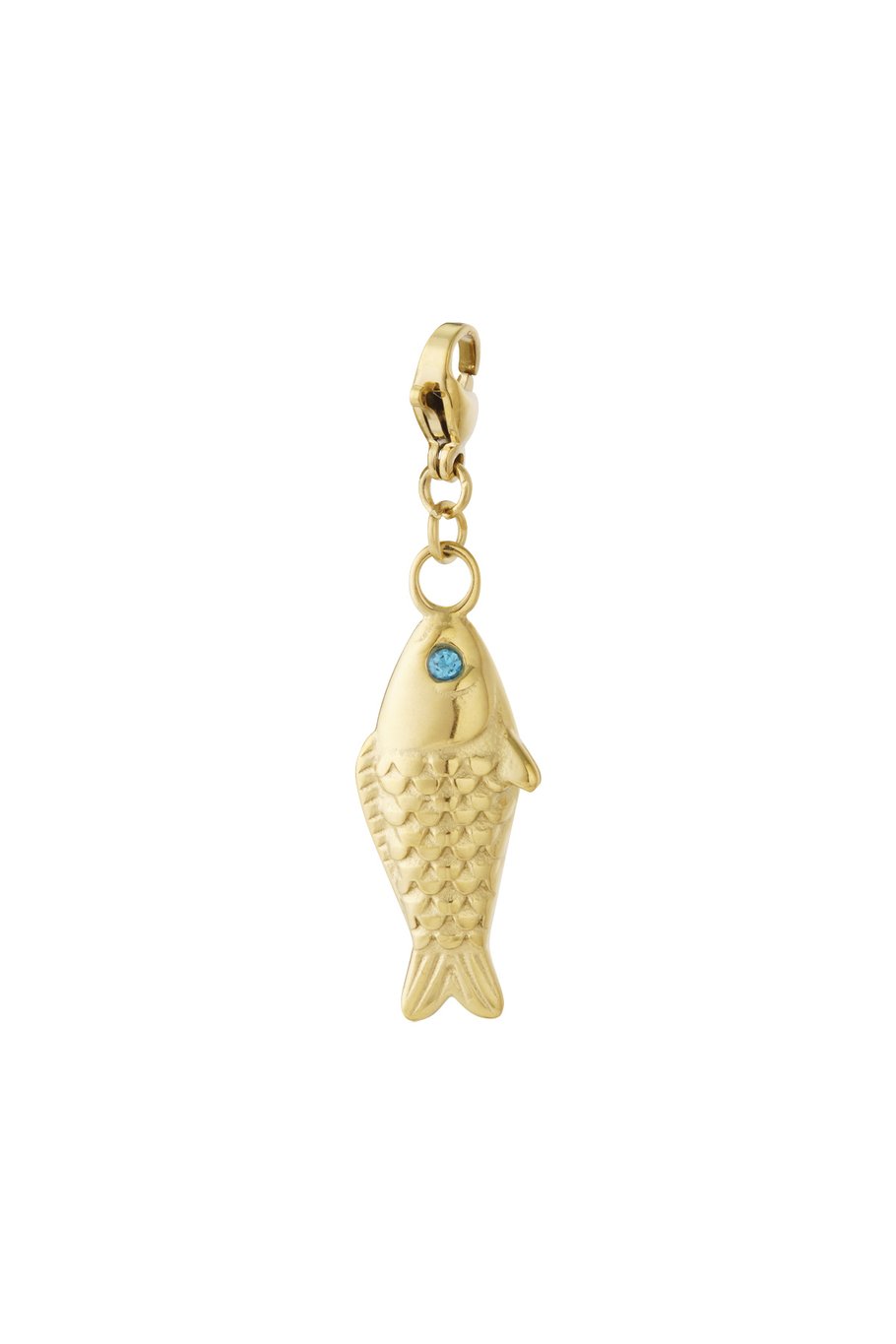 Dije de joyería con forma de pez brillante 