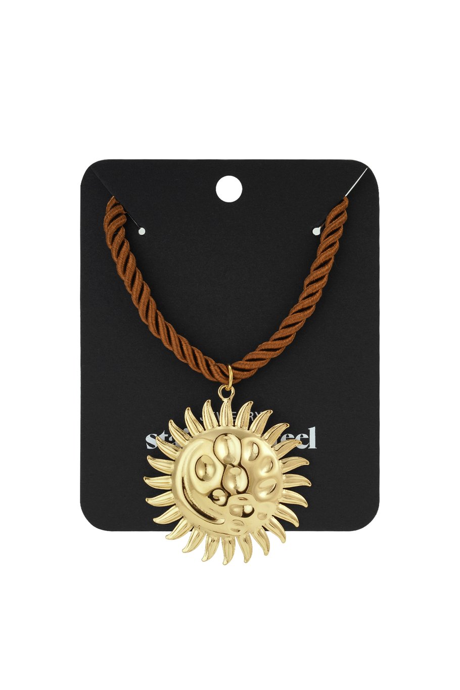 Collares colgantes de poliéster sol Casual Diario Serie Simple Joyería de mujer Imagen3