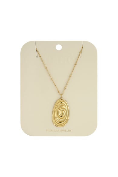Colliers longs en acier inoxydable de forme irrégulière, série décontractée, simple et quotidienne, bijoux pour femmes h5 Image4