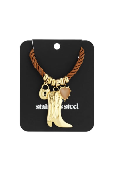 Collares colgantes de poliéster, botas, serie casual, diaria, sencilla, joyería para mujer. h5 Imagen3