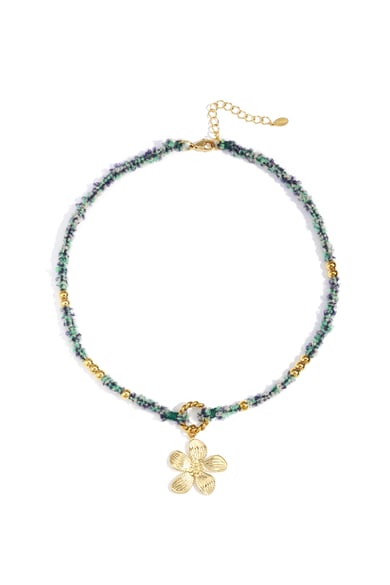 Collares colgantes Flor Casual Diario Serie Simple Joyas para mujer h5 