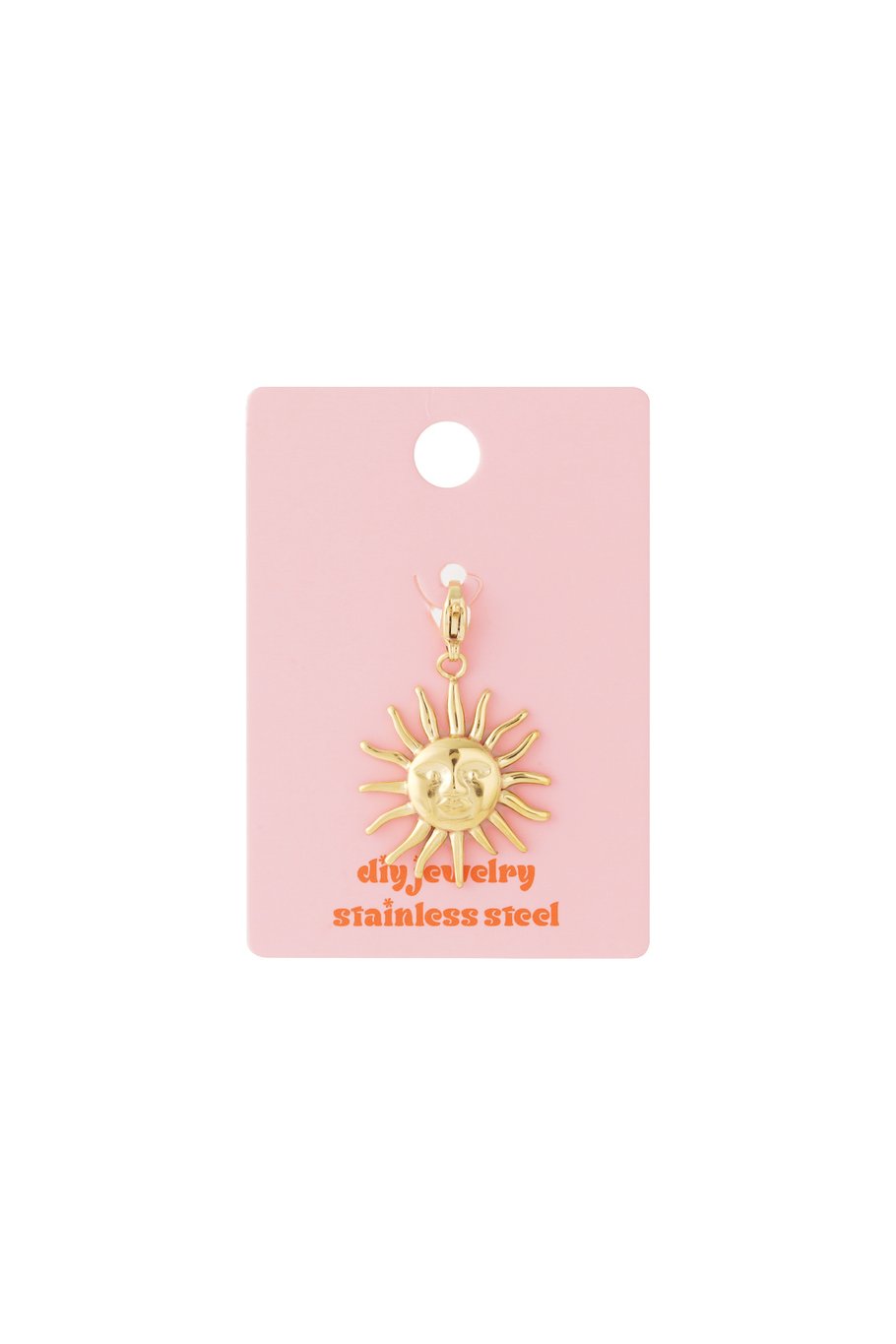 Edelstahl Schmuck Charms Sonne/Mond Casual Alltag Bild3
