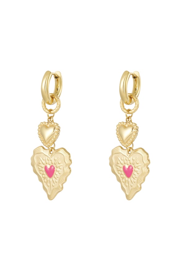 Edelstahl Tropfen Ohrringe Herz Casual Täglich Einfache Serie frauen schmuck