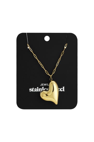 Stainless Steel Long Necklaces Heart Casual Daily Simple Series Women's jewelry h5 Picture3