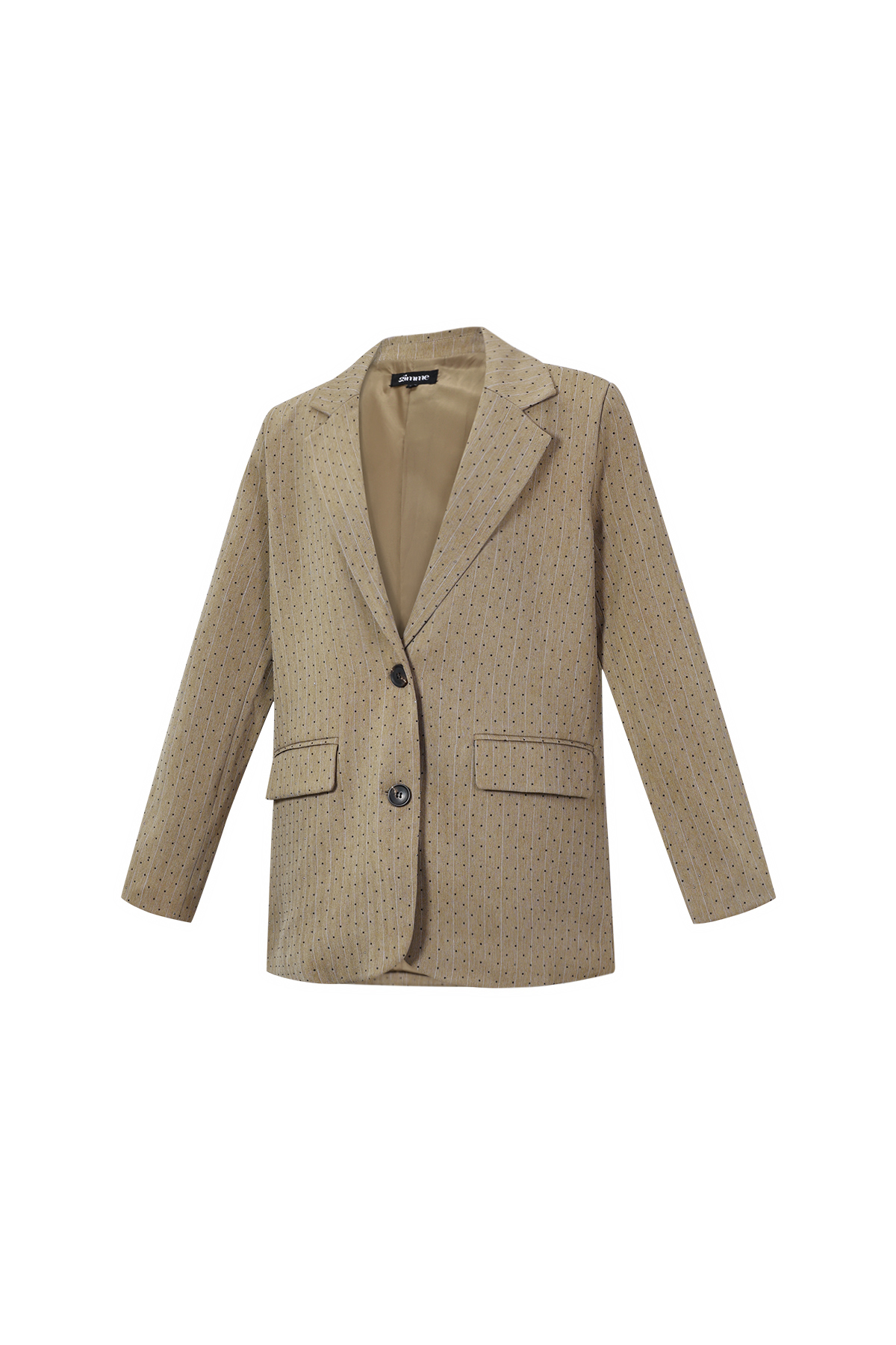 Blazer rayé à strass
