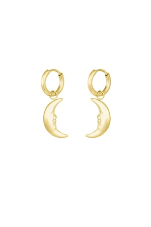 Moonlight earrings - Gold color h5 