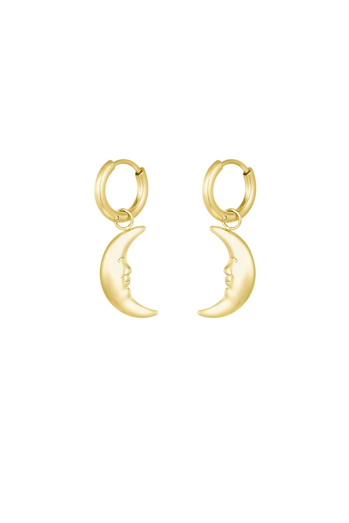 Moonlight earrings - Gold color 