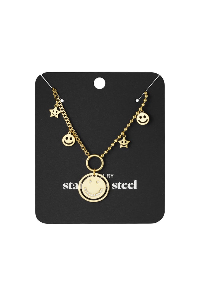 Light up the day necklace - Gold color Picture3