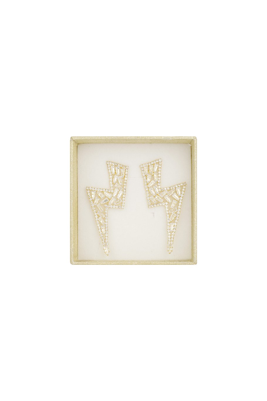 Lightning glow earrings - Gold color 