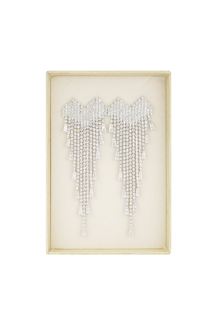 bold sparkle heart earrings 