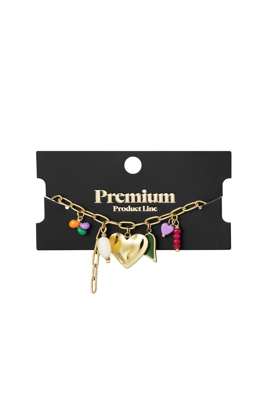 Charm bracelet fallin' in love - Gold color Picture3