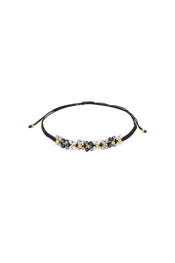 Daisy dream bracelet - black & grey 2