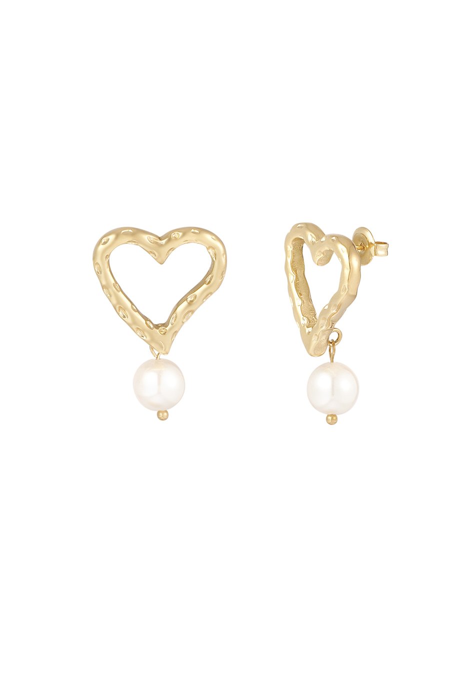 Sweetheart Pearls Ohrringe - Goldfarbe 