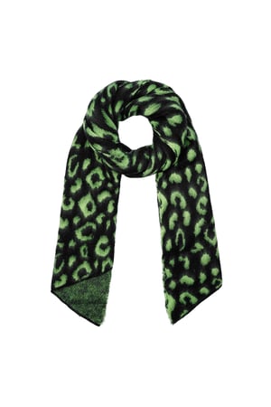 Wild Elegance scarf black green h5 