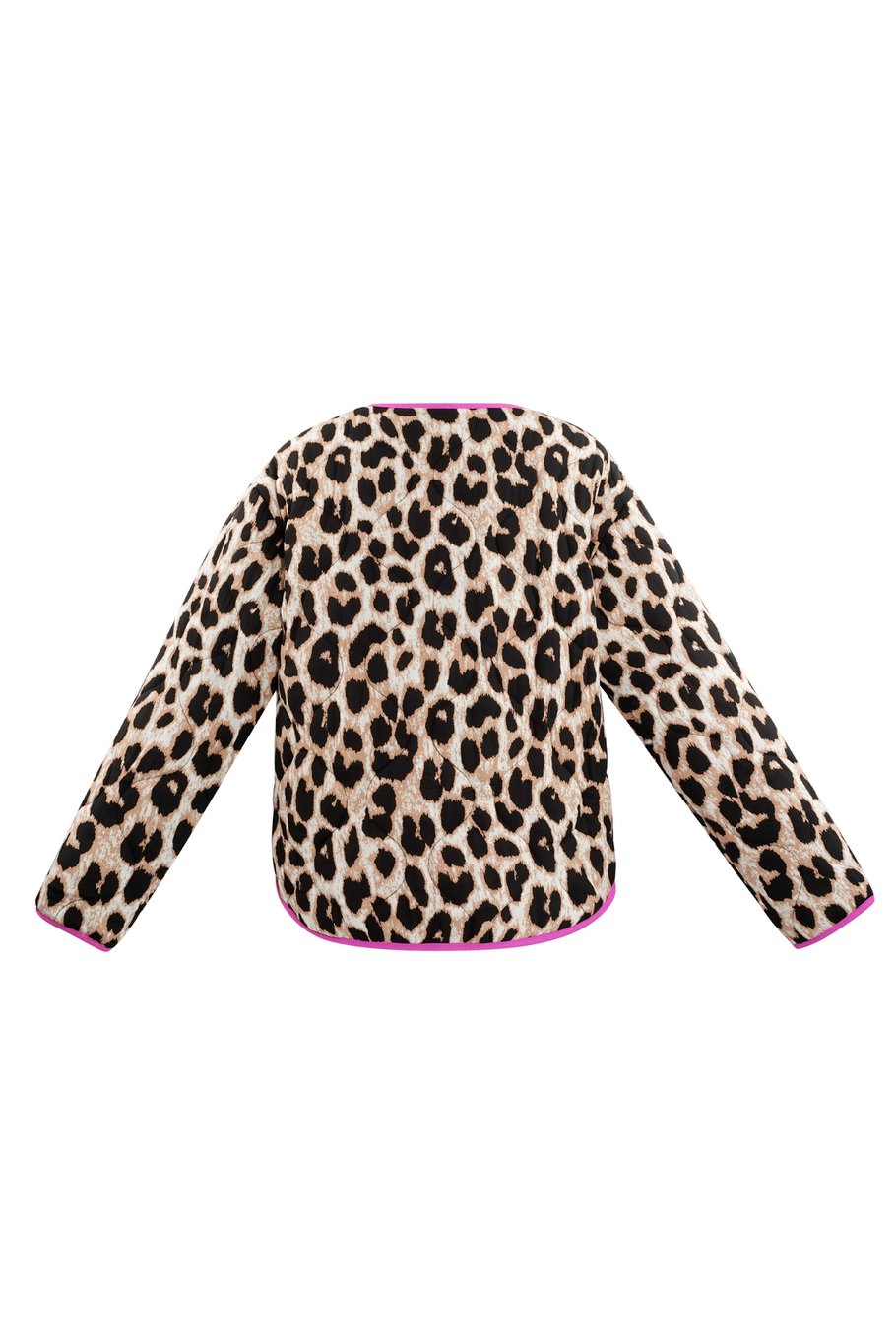 Jacke mit Leopardenmuster - rosa h5Bild6