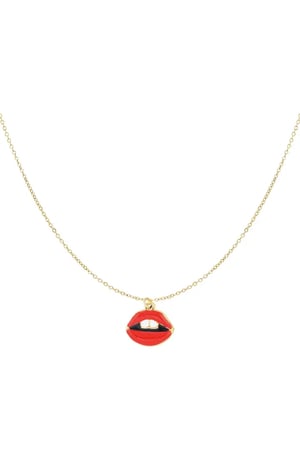 1 Piece Simple Series Simple Cartoon Stainless Steel  Gold Color Women Pendant Necklaces h5 Picture2