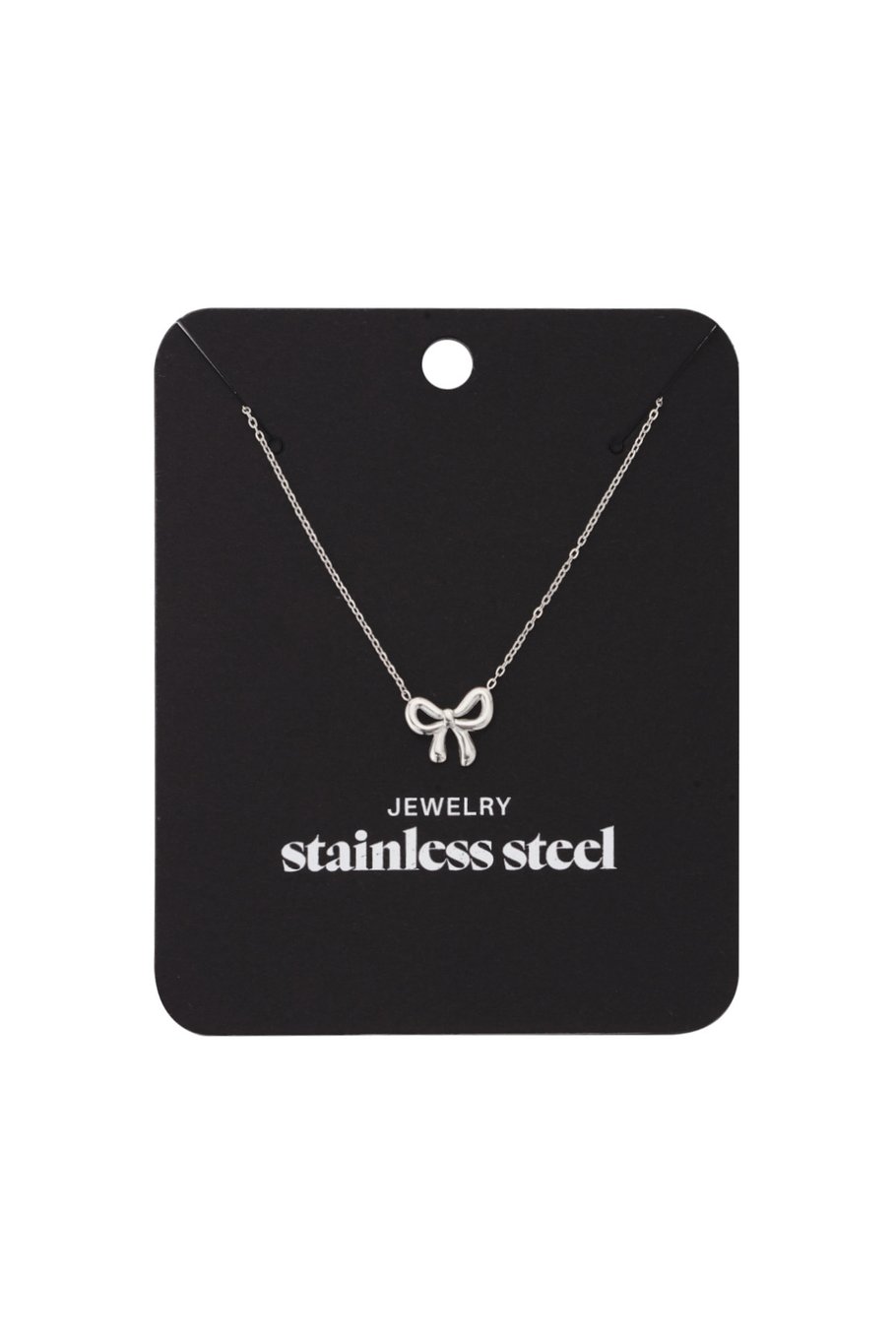simple bow necklace Picture2