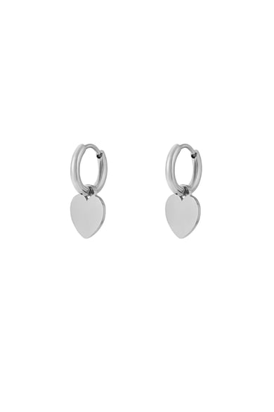 Simple heart earrings h5 