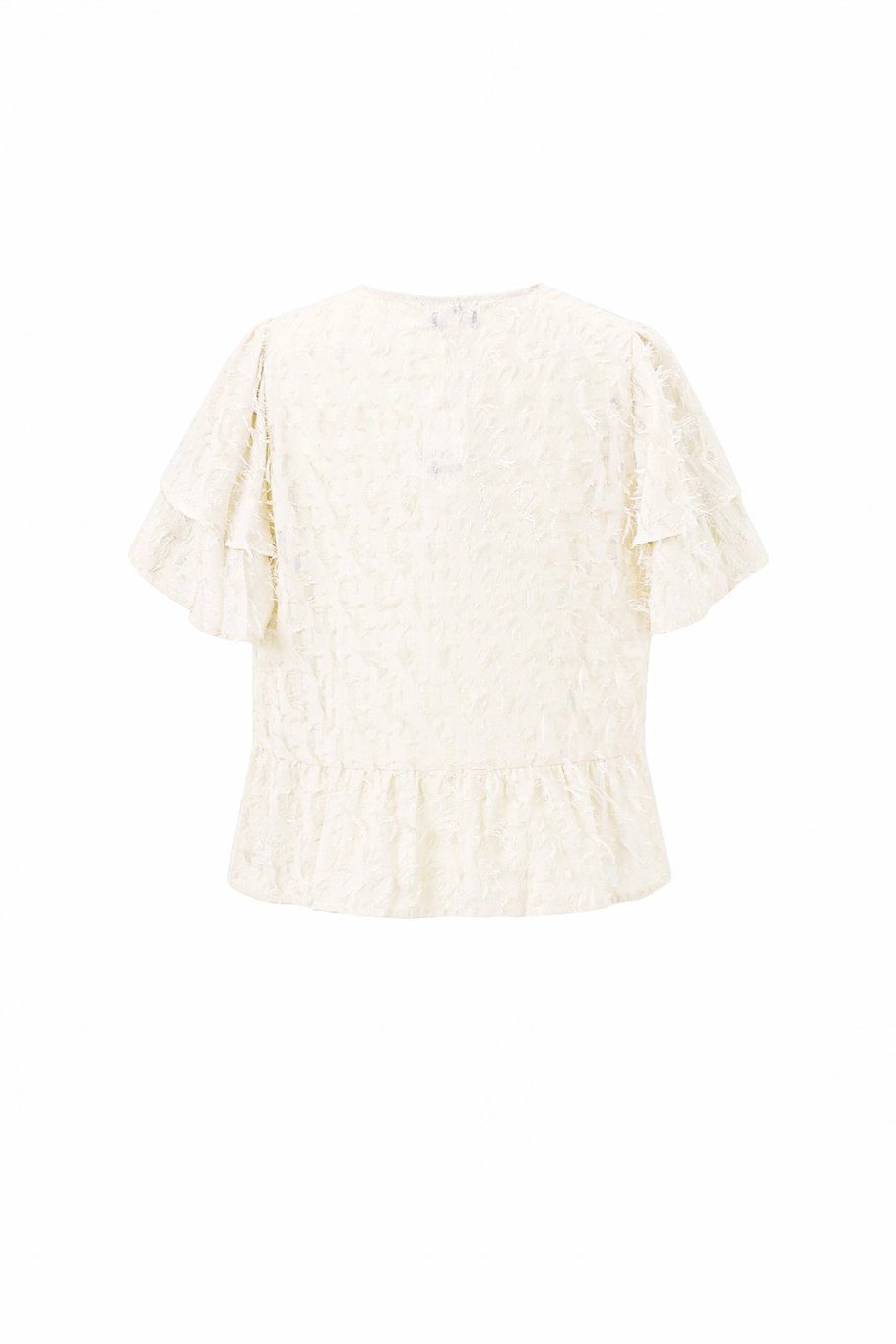 Short sleeve tops Solid color Elegant Spring/Summer h5Picture3