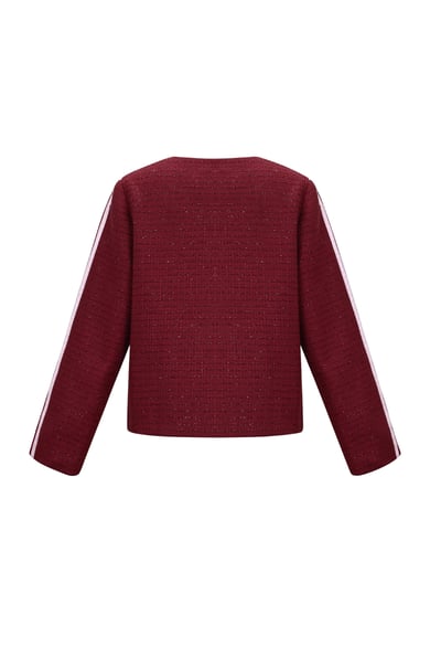 Polyester elyaf (polyester) Ceketler & Montlar Ekose Şık Sonbahar/Kış Giysileri h5 Resim3