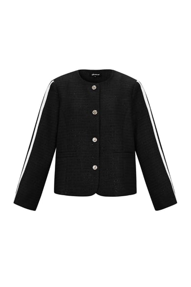 Polyester elyaf (polyester) Ceketler & Montlar Ekose Şık Sonbahar/Kış Giysileri h5 Resim11