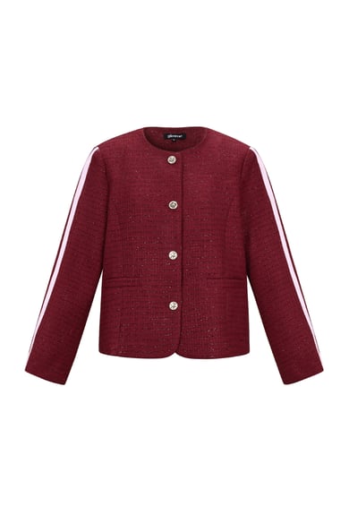 Polyester elyaf (polyester) Ceketler & Montlar Ekose Şık Sonbahar/Kış Giysileri h5 
