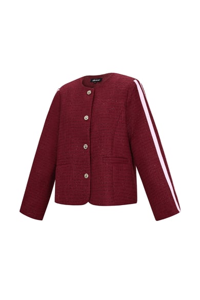 Polyester elyaf (polyester) Ceketler & Montlar Ekose Şık Sonbahar/Kış Giysileri h5 Resim2