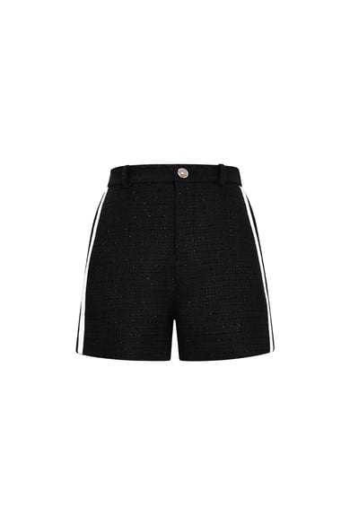 Polyestervezel (polyester) Shorts Geruit Elegante Herfst/Winterkleding h5 Afbeelding14