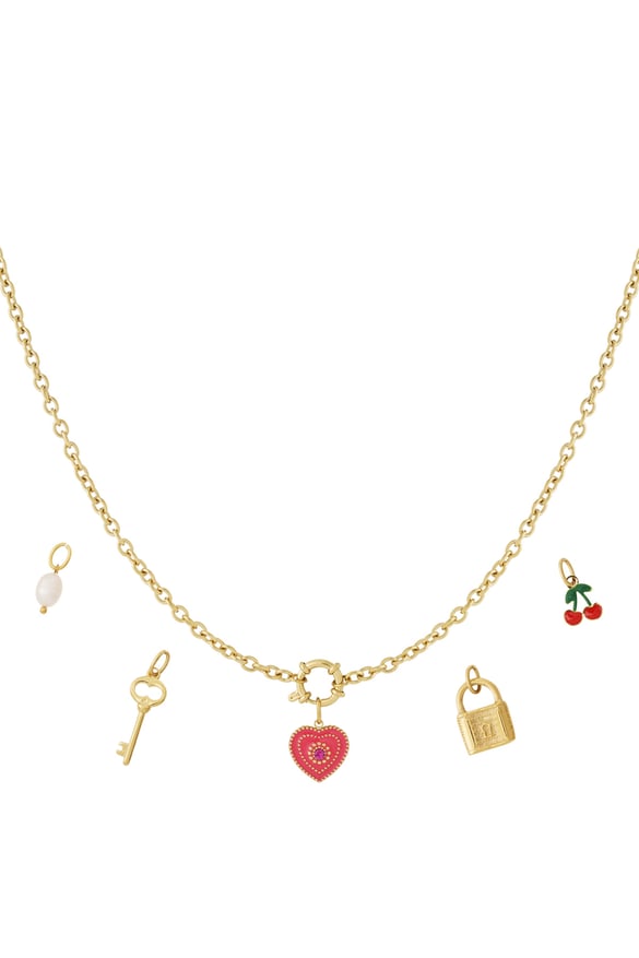 Heart DIY necklace 2