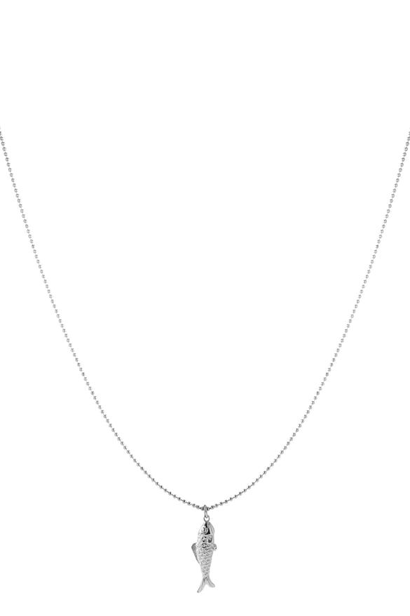 Edelstahl Lange Halsketten fisch Casual Täglich Einfache Serie frauen schmuck
