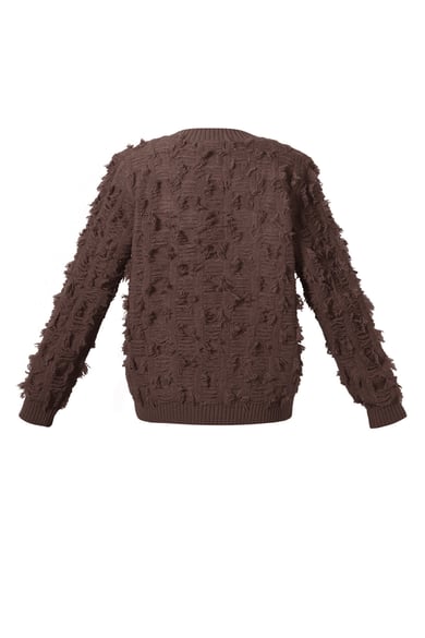 Tricot moelleux à col en V h5 Image3