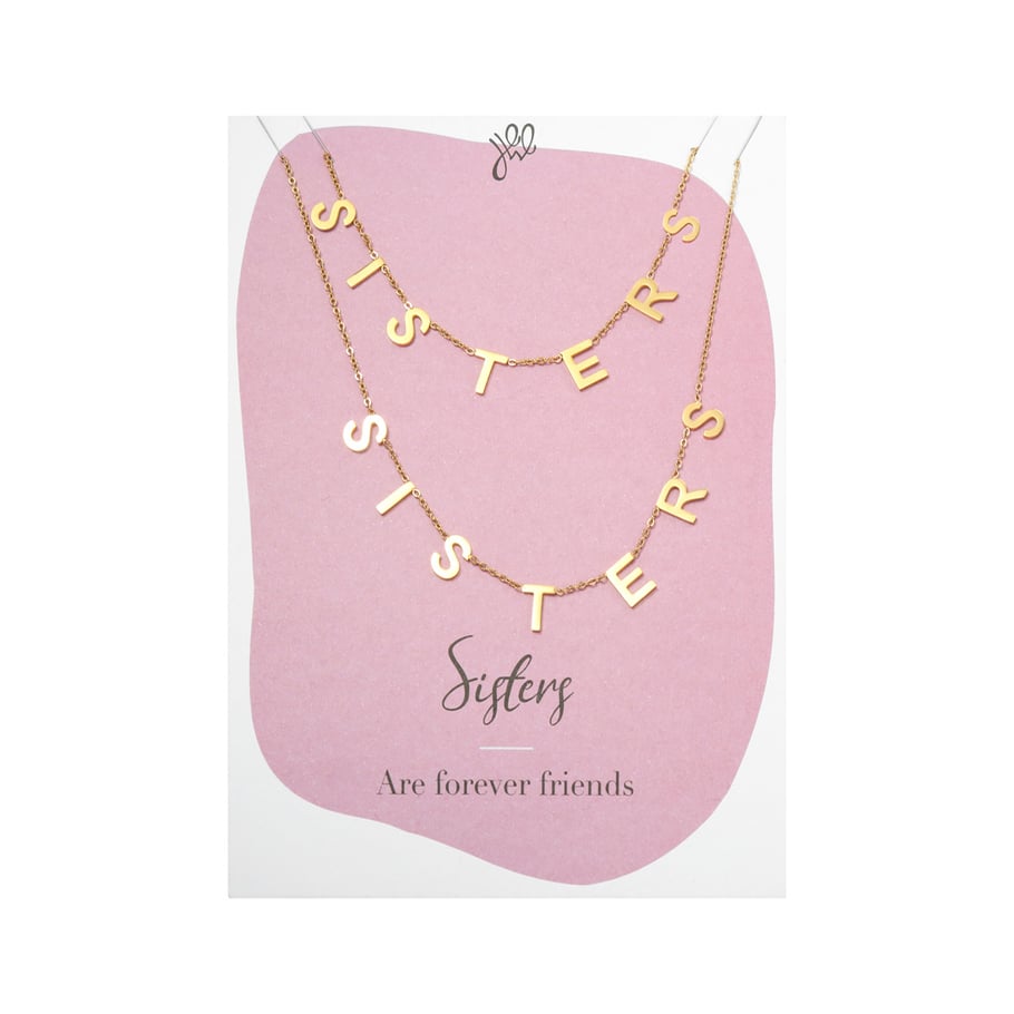 Necklace Sisters Forever Friends