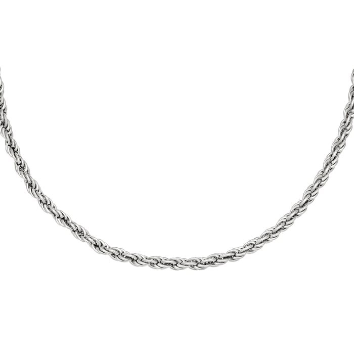 Kette Twisted Chain - silberfarben 