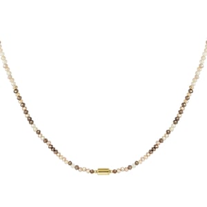 Collana mini perle Beige Cristallo h5 