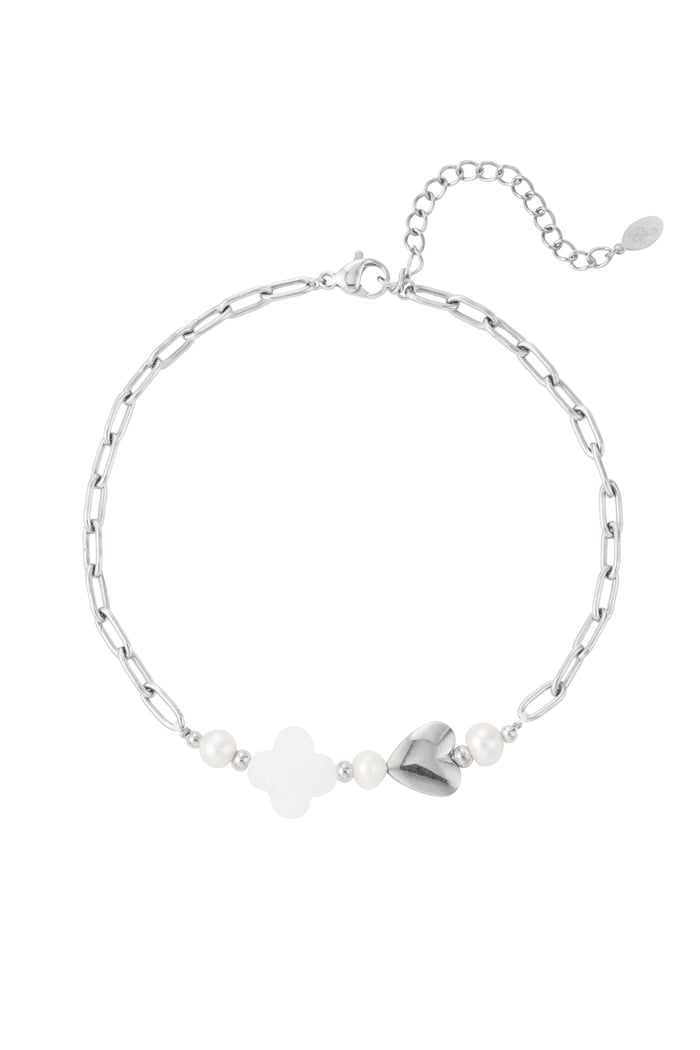 Anklet charms - Silver Color color 