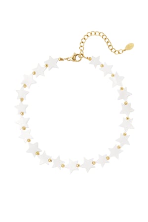 Anklet stars - Gold color h5 