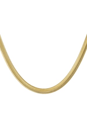 Chain flat - Gold color h5 