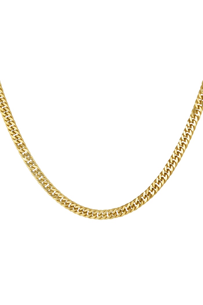 Link chain coarse - Gold color 