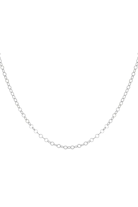 Link chain round links - Silver Color color 2