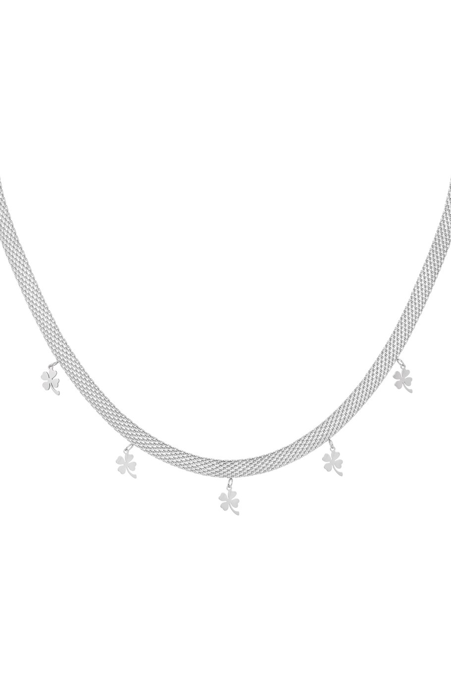 necklace robust with clovers