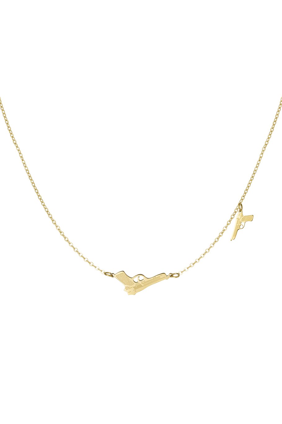 necklace 2 pistols