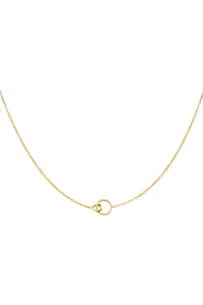 Chain connected - Gold color 