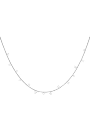 Necklace hanging stars - Silver Color color h5 