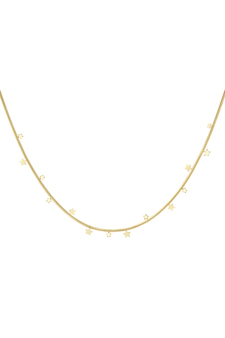 Necklace hanging stars - Gold color 2